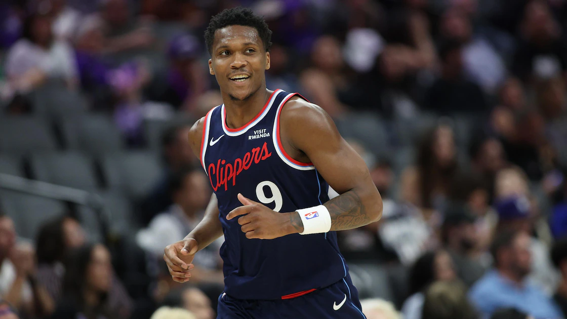 Bennedict Mathurin saat beraksi di lapangan pertandingan NBA