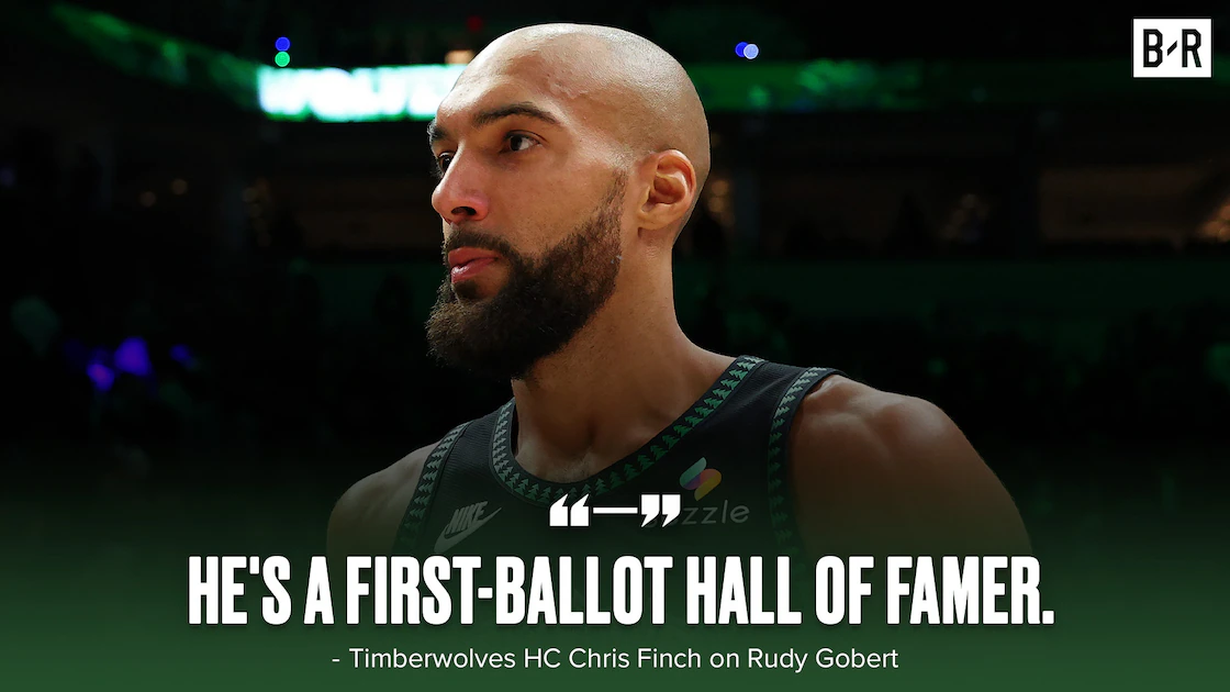 Pemain Minnesota Timberwolves Rudy Gobert saat bertanding di lapangan NBA