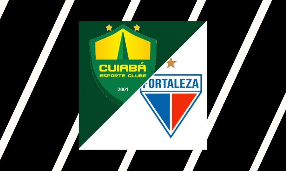 Selebrasi pemain Cuiabá usai mencetak gol ke gawang Fortaleza di Arena Pantanal