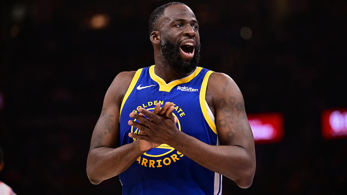 Draymond Green saat membela tim Golden State Warriors di ajang NBA