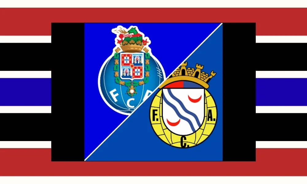 Pemain FC Porto merayakan kemenangan 2-0 atas Alverca di Estádio do Dragão