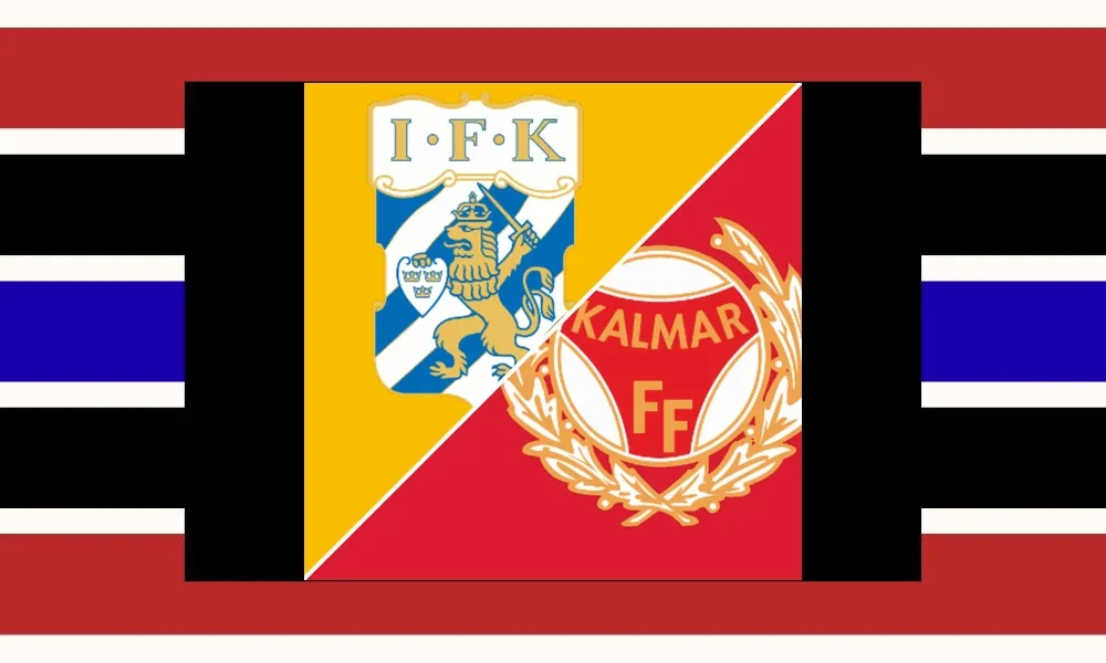 Pemain IFK Göteborg merayakan gol kemenangan atas Kalmar FF di Liga Swedia