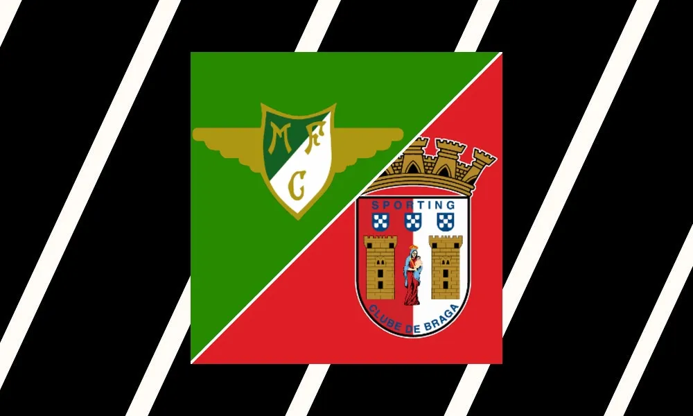 Aksi pertandingan Moreirense vs Braga di Liga Portugal
