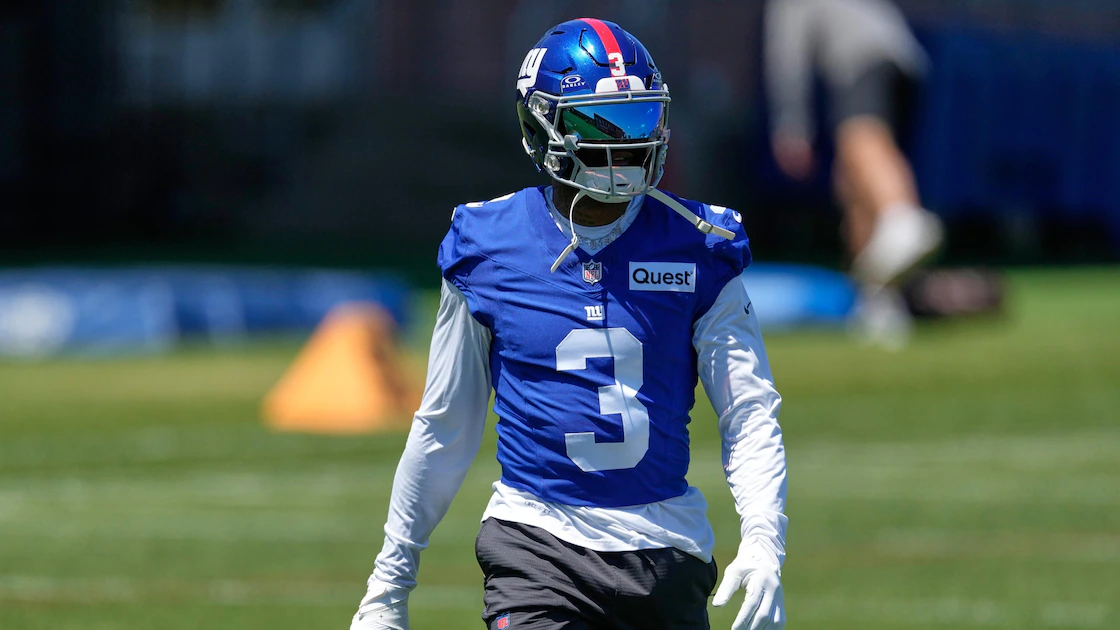 Wide receiver New York Giants Odell Beckham Jr saat sesi latihan NFL