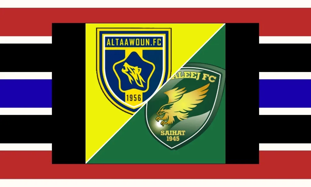 Ilustrasi pertandingan Al Taawoun vs Al Khaleej di ajang Saudi Pro League