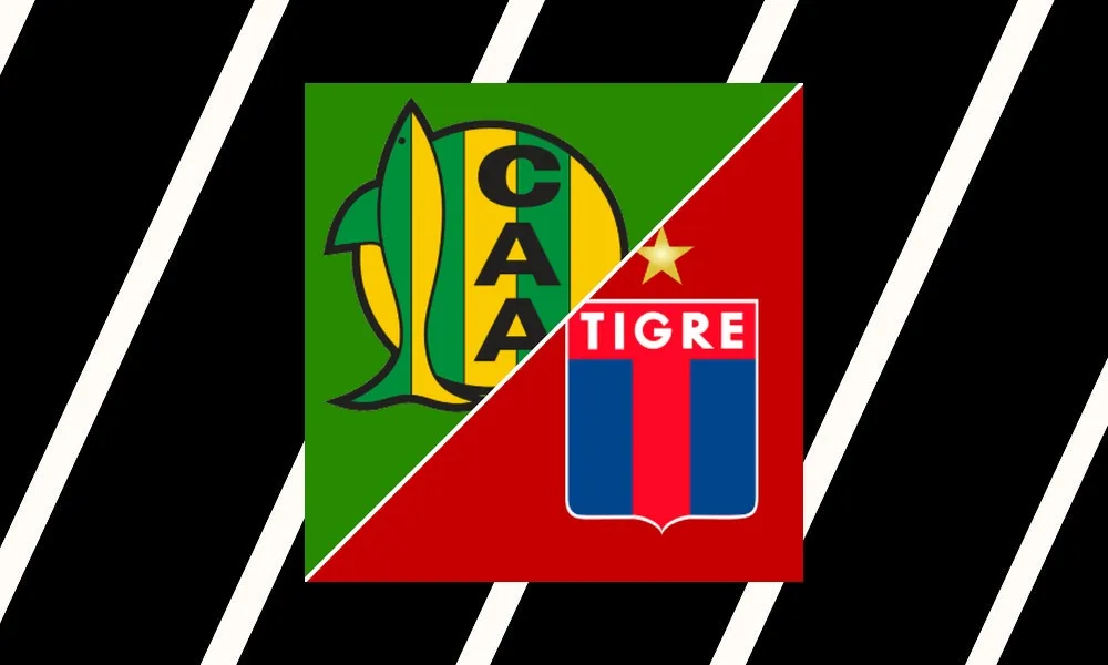 Ilustrasi pertandingan Aldosivi vs Tigre di Liga Argentina di stadion José María Minella