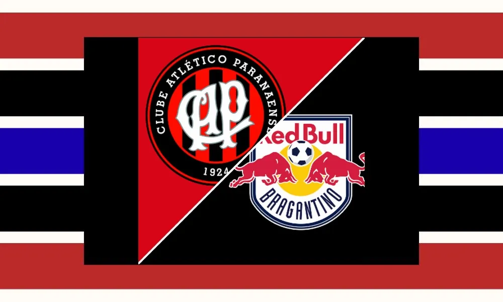 Ilustrasi pertandingan Athletico Paranaense vs Red Bull Bragantino di Brazil Serie A