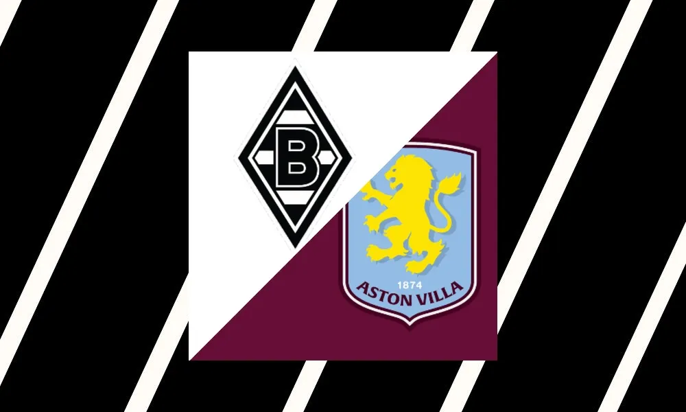 Ilustrasi pertandingan Borussia Mönchengladbach vs Aston Villa di Borussia-Park