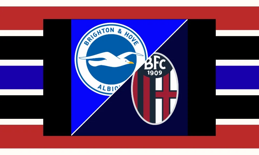 Ilustrasi pertandingan uji coba pramusim antara Brighton vs Bologna di American Express Stadium