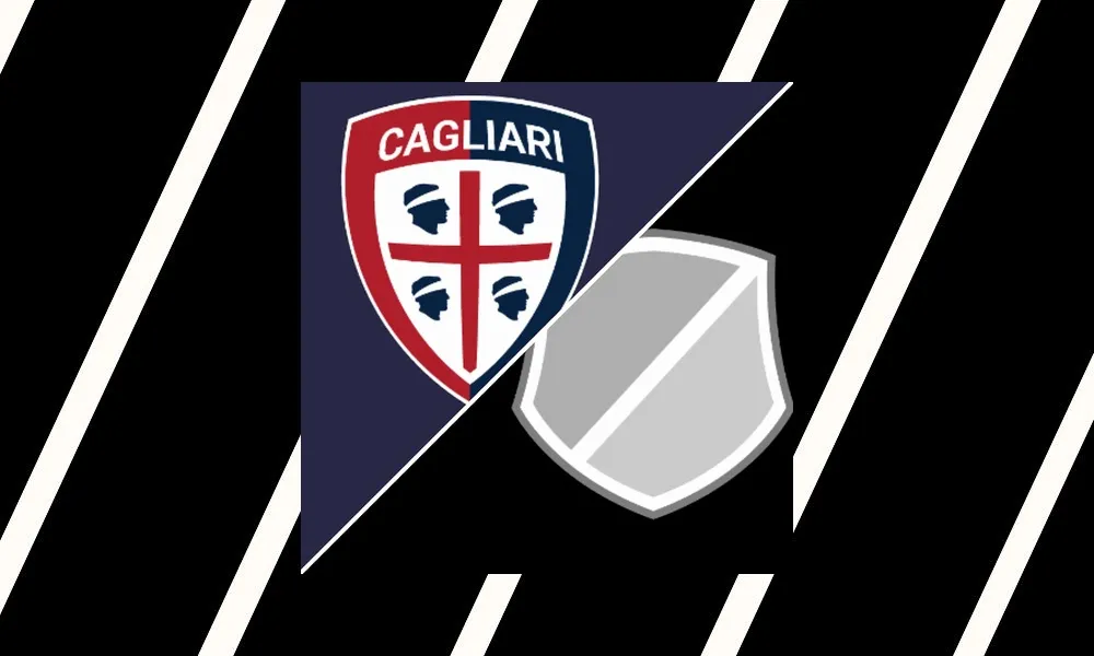 Ilustrasi pertandingan Cagliari vs Arezzo di ajang Coppa Italia