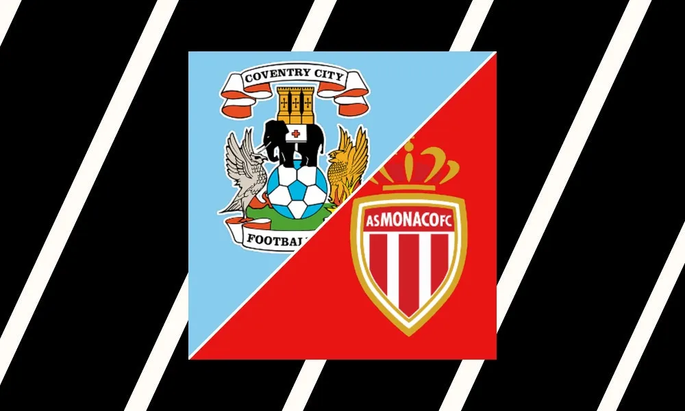 Ilustrasi pertandingan Coventry City vs AS Monaco di Coventry Building Society Arena