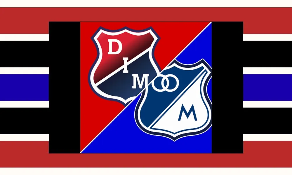 Ilustrasi pertandingan Independiente Medellin vs Millonarios di Liga BetPlay Kolombia