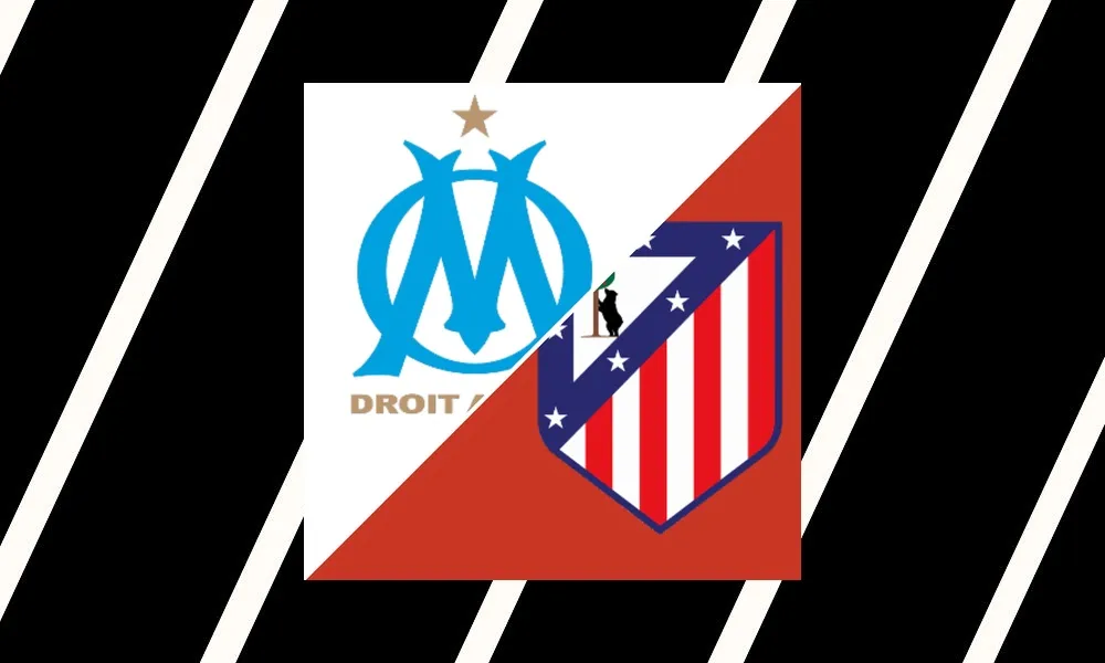 Ilustrasi pertandingan Marseille vs Atletico Madrid di Stade Velodrome