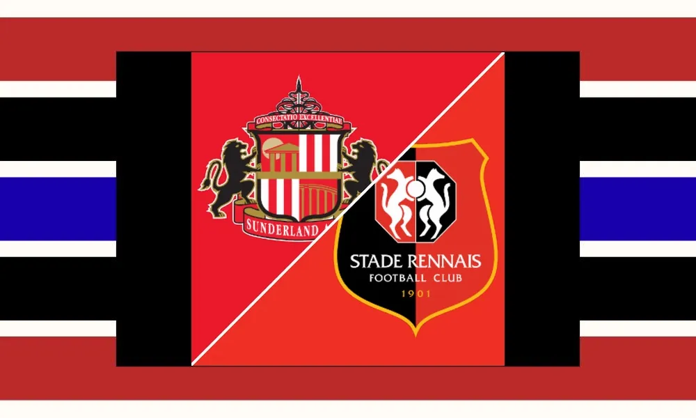 Ilustrasi pertandingan Sunderland vs Stade Rennais di Stadium of Light