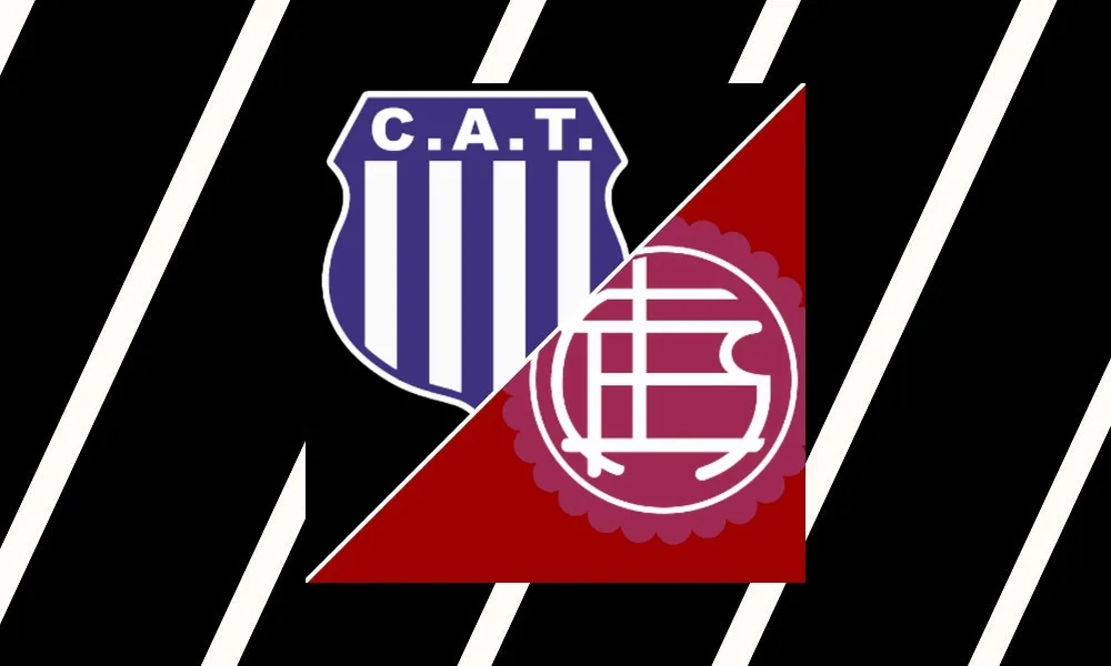 Ilustrasi pertandingan Talleres vs Lanus di Liga Profesional Argentina
