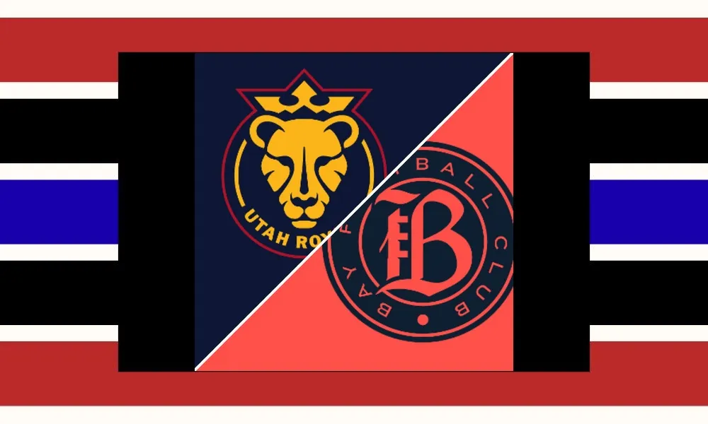 Ilustrasi pertandingan Utah Royals vs Bay FC di ajang NWSL di America First Field