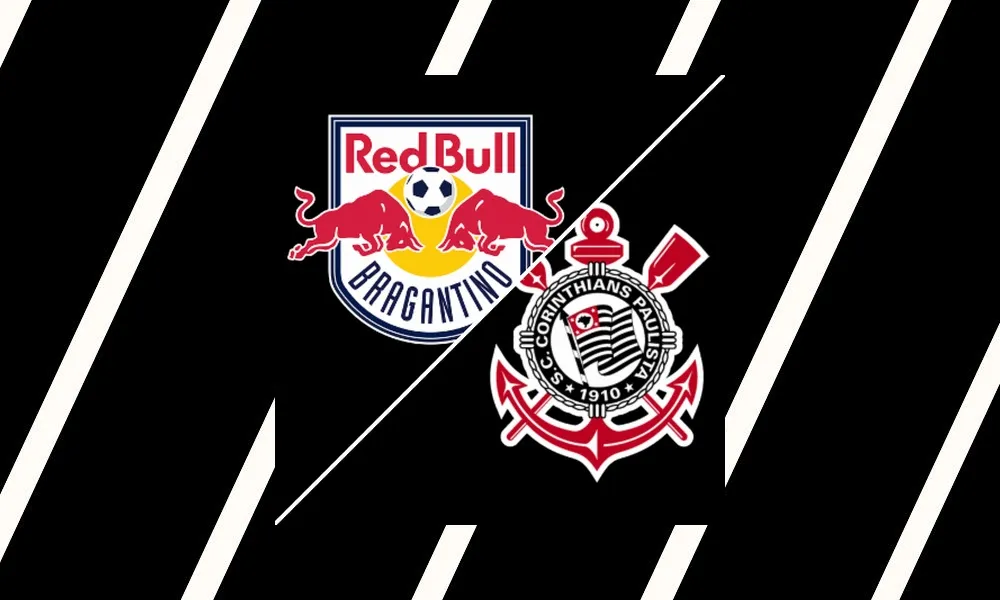 Pemain Corinthians merayakan gol ke gawang RB Bragantino di Liga Brasil