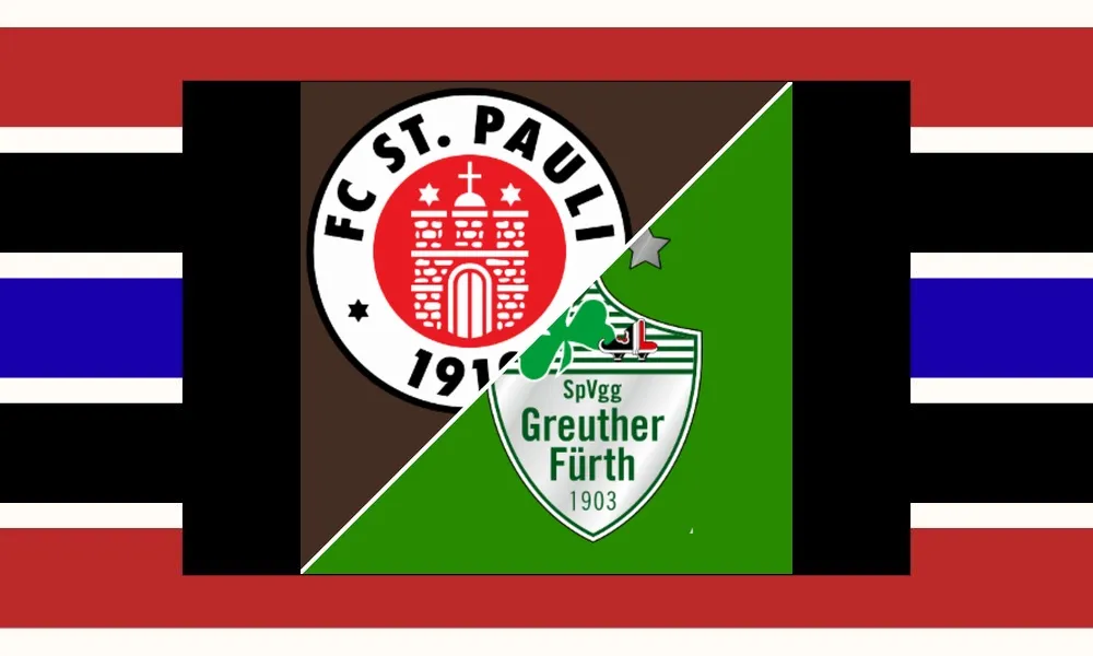 Aksi pertandingan St Pauli vs Greuther Furth di 2. Bundesliga