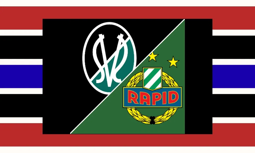 Aksi pemain SV Josko Ried dan Rapid Vienna dalam laga Liga Austria di Innviertel Arena