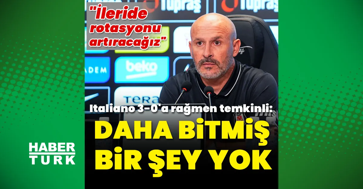 Vincenzo Italiano ingatkan skuad Beşiktaş untuk tetap waspada usai bantai Kauno Zalgiris